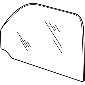Ford 4L2Z-3521410-AA Door Glass