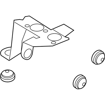 Ford F1FZ-2B389-A ABS Control Unit Bracket