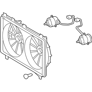 Lexus 16701-38040 Shroud Sub-Assy, Fan