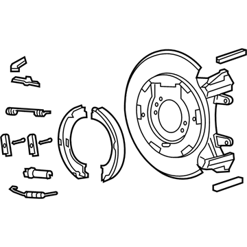 Mopar 68273494AA Plate-Parking Brake