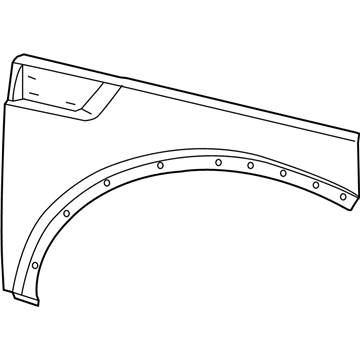 Mopar 55399010AB Fender-Front