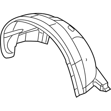 Mopar 55157411AD Shield-Front Fender