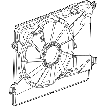 GM 95353141 Fan Shroud