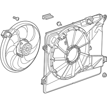 GM 95392642 Fan Assembly