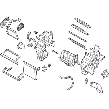 Kia 972051M050 Heater & EVAPORATOR