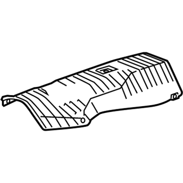 Acura 74601-TA0-A00 Plate A, Front Floor Heat Baffle