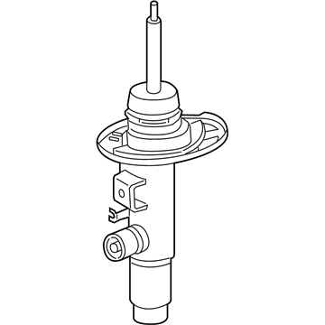 BMW 37-10-6-898-313 SPRING STRUT FRONT LEFT VDC