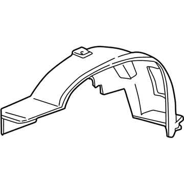 Ford F67Z-16054-AA Fender Liner