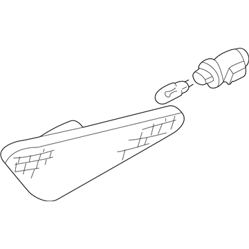 Infiniti 26190-3Y300 Lamp Assembly-Rear Side Marker, RH