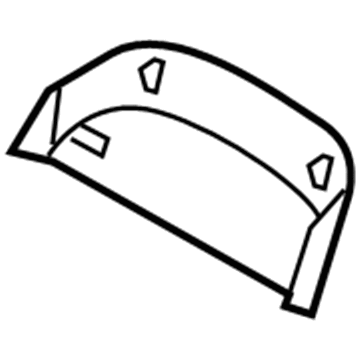 BMW 52-10-7-161-886 Upper Rear Panel