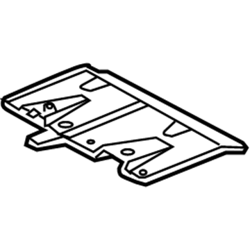 Toyota 51495-60380 Under Cover