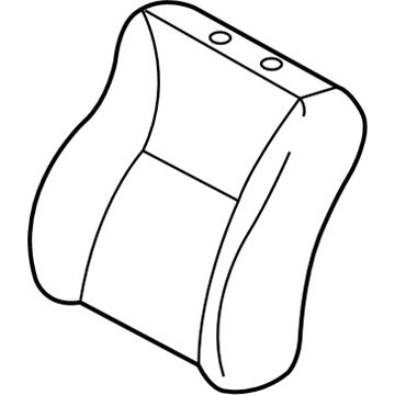 Toyota 71073-02D50-E0 Seat Back Cover
