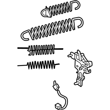 Lexus 53510-78060 LOCK ASSY, HOOD