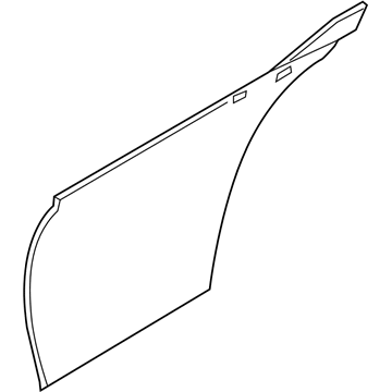 Nissan 82152-6CA2A Panel - Rear Door, Outer RH