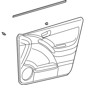 Toyota 67620-01530-B1 Door Trim Panel