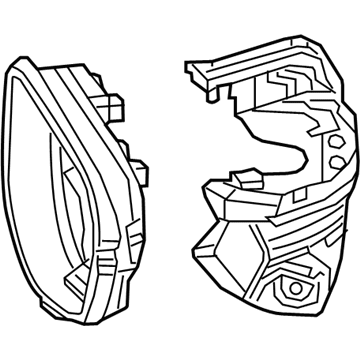 Honda 76205-TXM-A21 SET R, HOUSING