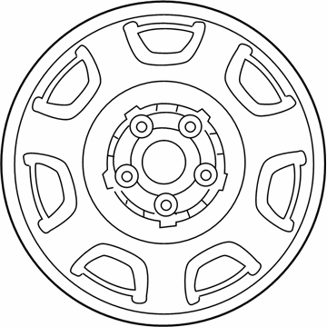 Toyota 42611-42011 Wheel, Steel