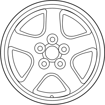 Toyota 42611-42070 Wheel, Alloy