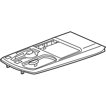 Acura 77295-TX4-A02ZA Panel, Front (Neutral Gunmetal)