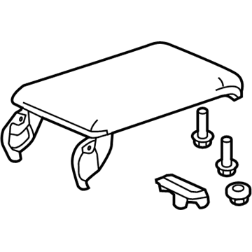 Acura 83450-TX4-A02ZA Armrest C (Sandstorm)