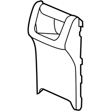 Acura 83403-TX4-A01ZA Garnish Assembly, Rear (Sandstorm)
