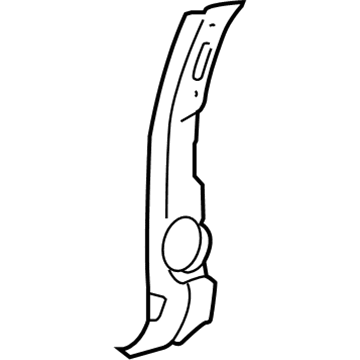Mopar 5GJ12LAZAB Panel-B Pillar Upper Trim