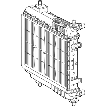 Toyota 16400-WAA04 Auxiliary Radiator