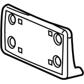 GM 15059859 License Bracket