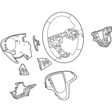 GM 22965039 Steering Wheel