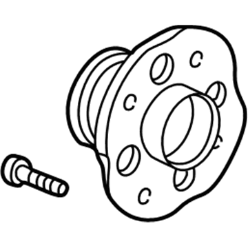 Honda 42200-S84-C31 Bearing Assembly, Rear Hub Unit