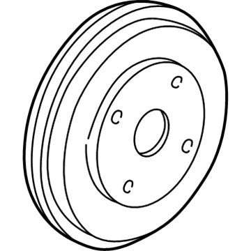 Honda 42610-SM4-010 Drum, Rear Brake