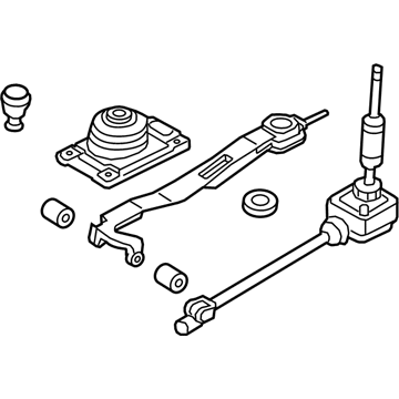 Hyundai 43700-2M630-9P Lever Assembly-Manual Transmission