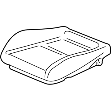 Honda 81532-S01-A01 Pad & Frame, Left Front Seat Cushion