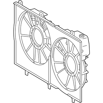 Toyota 16711-0P230 Fan Shroud