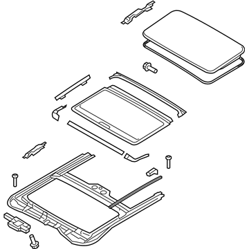 Hyundai 81600-F2000-TRY Sunroof Assembly
