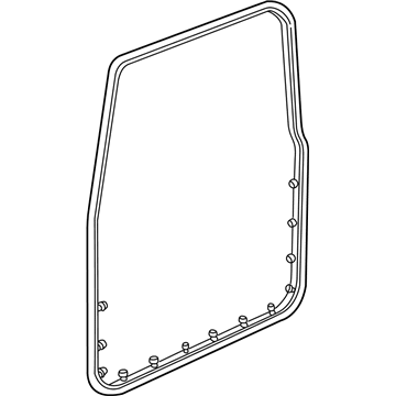 Mopar 5017462AH WEATHERSTRIP-Front Door