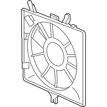 Honda 38615-RB0-003 Shroud, Air Conditioner