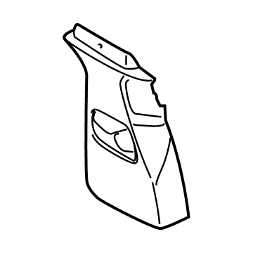 BMW 51-43-8-072-833 COVER, B-COLUMN UPPER LEFT