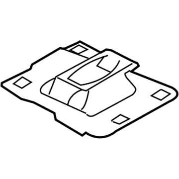 Ford 5S4Z-7M121-A Upper Transmission Mount