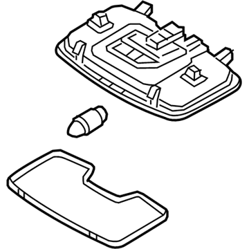 Kia 92850G5000HGC Lamp Assembly-Room