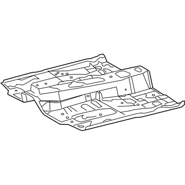 Toyota 58111-02921 Front Floor Pan