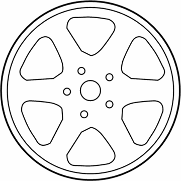 Hyundai 52910-3K210 Aluminium Wheel Assembly