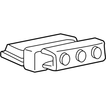 GM 9378805 Heater & Air Conditioner Control Assembly(W/Rear Window Defogger Switch)