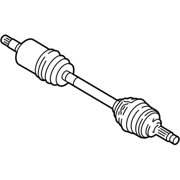 Kia KK3892560XA Shaft Assembly-Drive, LH