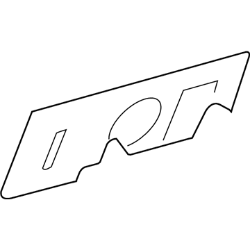 Lexus 81274-AA020 Gasket, License Plate Lamp Lens
