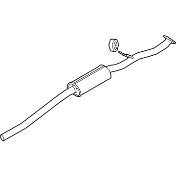 Hyundai 28650-CW380 MUFFLER ASSY-CENTER