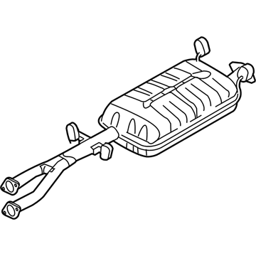 Kia 287002J200 Tail Pipe W/Muffler