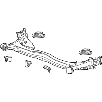 Honda 42100-TK6-020 Beam Assembly, Rear Axle