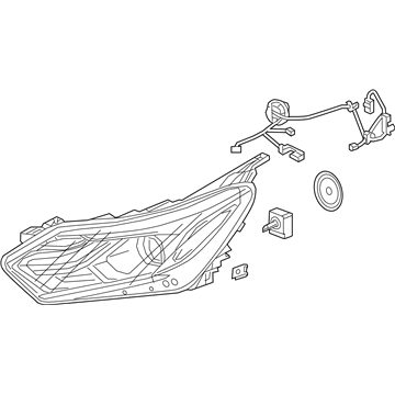 GM 84428285 Front Headlight Assembly