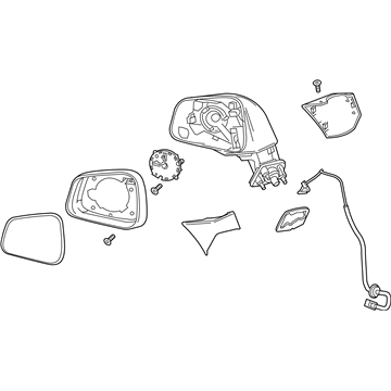 GM 95243805 Mirror Assembly